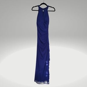 Betsy & Adam Royal Blue Evening Gown